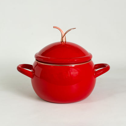 Cacerola pequeña con asas tomates