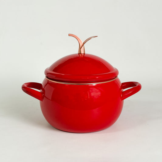 Cacerola pequeña con asas tomates