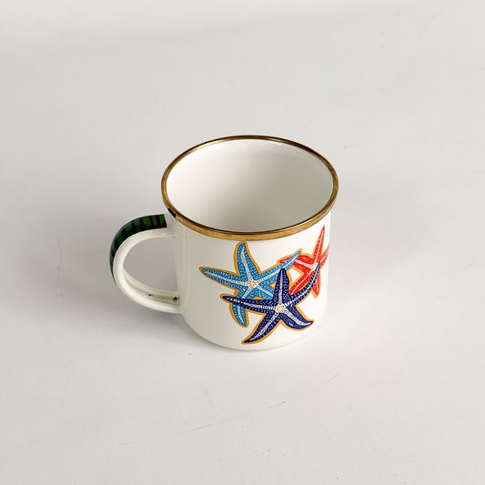 Taza pequeña con asa estrellas